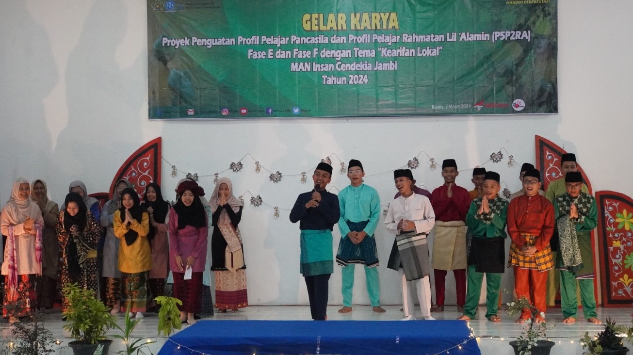 Jejak Budaya Nusantara: MAN IC Jambi Gelar P5P2RA Fase F dengan tema  Kearifan Lokal daerah Jambi 