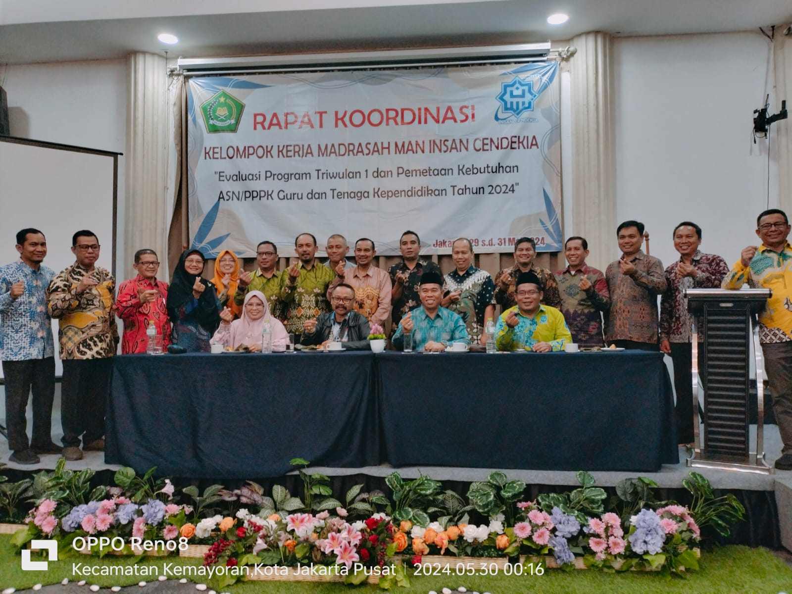 Kasubdit Bina GTK MA/MAK Madrasah Kemenag RI, Berikan Motivasi pada Rakor KKM MAN Insan Cendekia