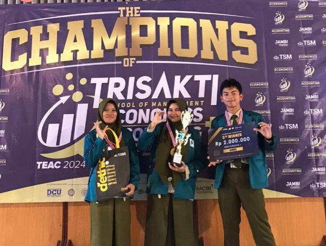 MAN IC Jambi Raih Juara 5 Kompetisi Akuntansi dan Ekonomi Trisakti School of Management