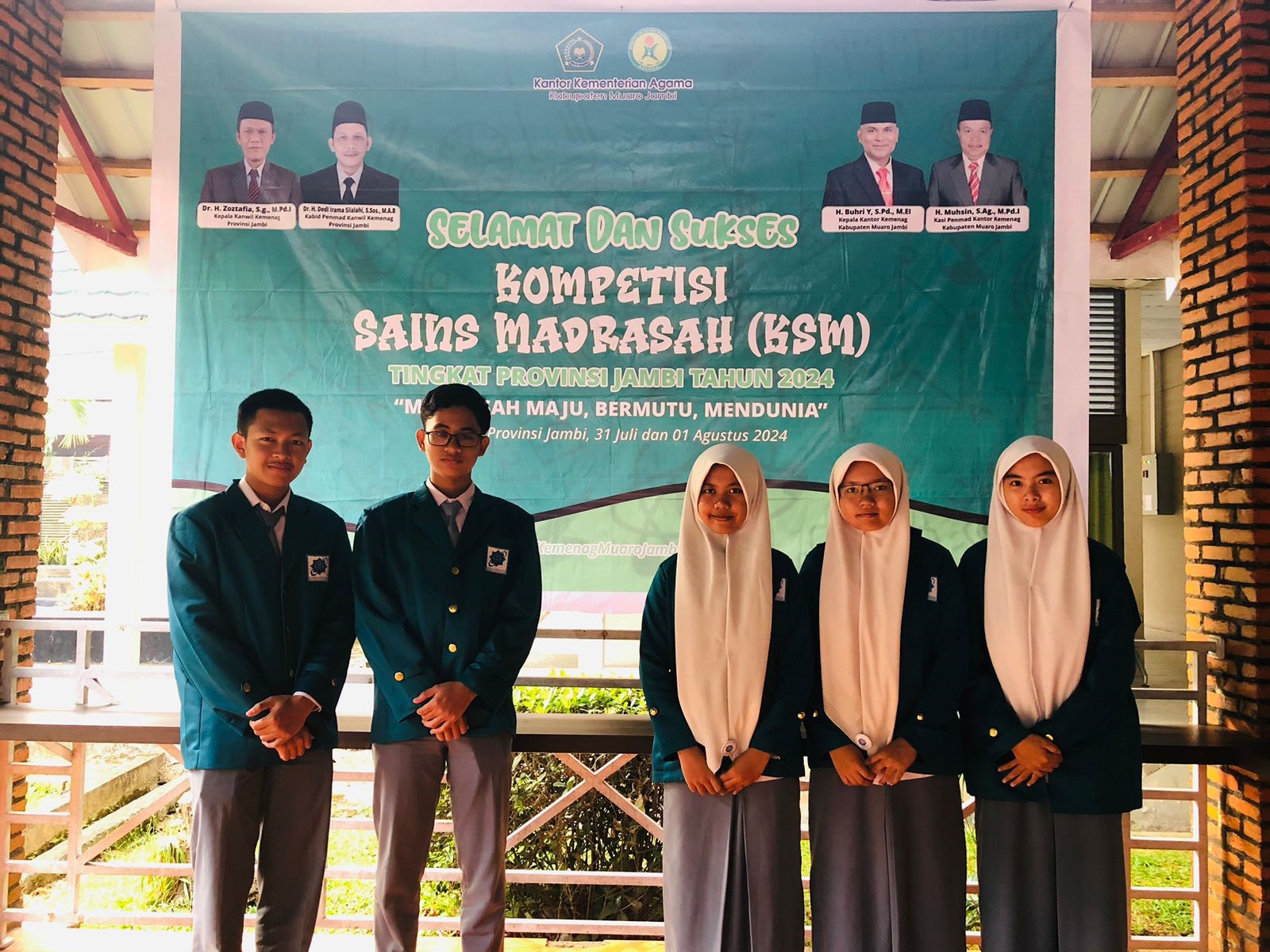 5 Siswa MAN IC Jambi Mengikuti KSM Tingkat Provinsi