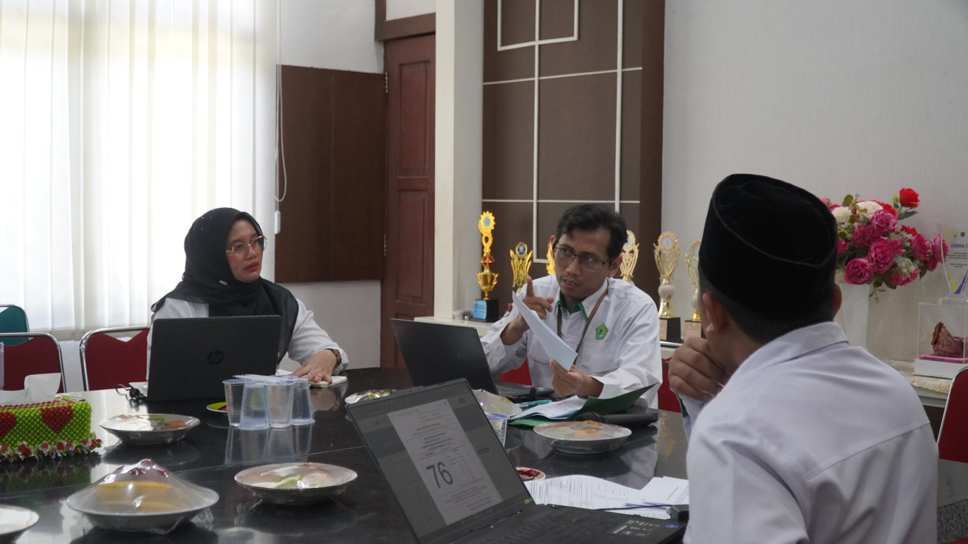 Tim Inspektorat I Kemenag RI Lakukan Uji Petik Pemahaman Zona Integritas di MAN IC Jambi