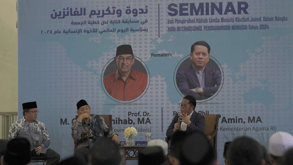 Ini Tiga Upaya Kemenag Bumikan Nilai Persaudaraan Manusia