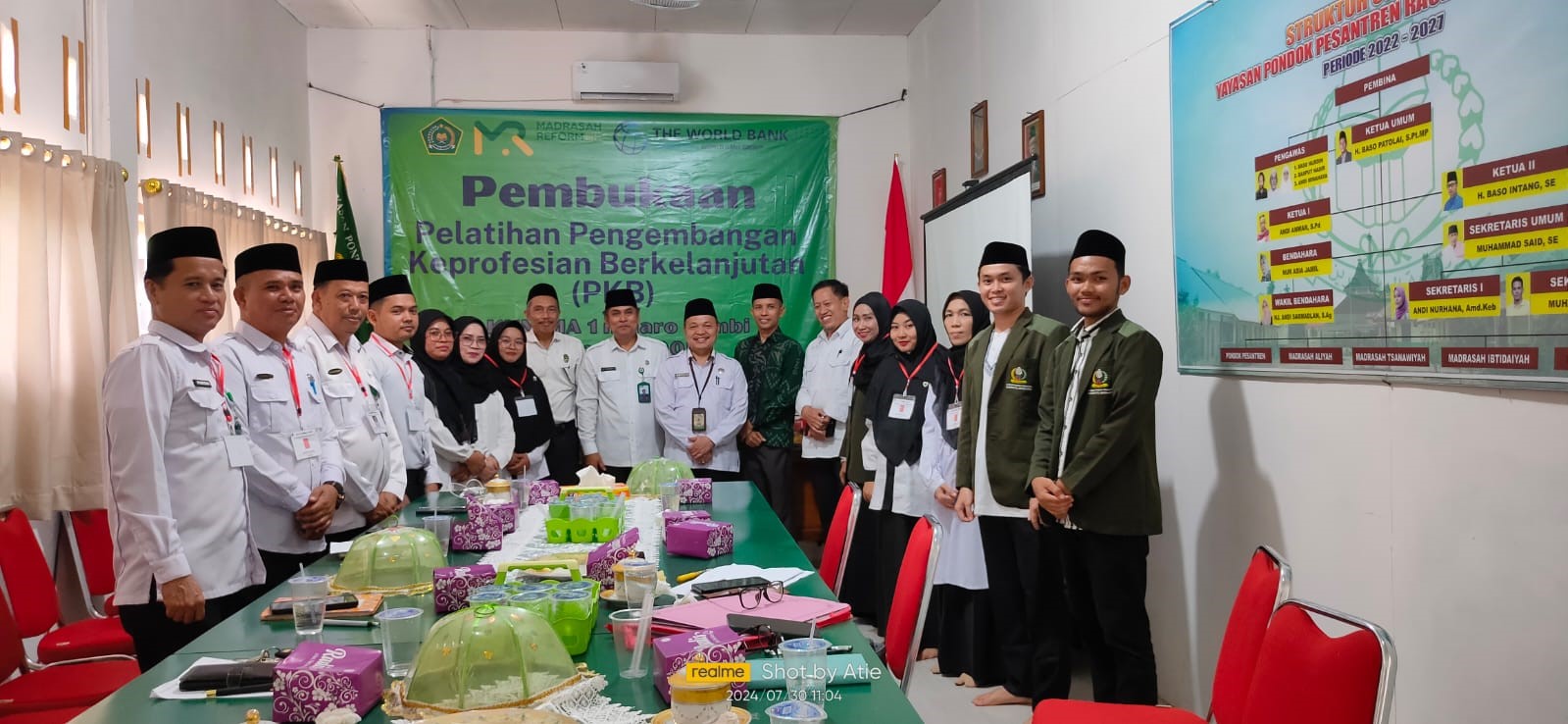 Pelatihan PKB KKM MA 1 Dimulai, Kepala MAN IC Jambi Turut Hadir