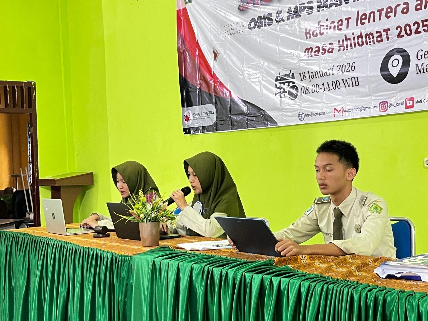 Sidang Paripurna OSIS dan MPS MAN Insan Cendekia Jambi Tetapkan Program Kerja Kabinet