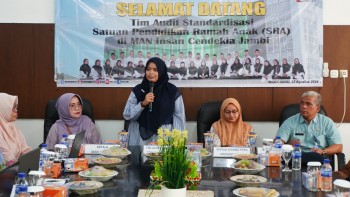 Komitmen pada Pendidikan Ramah Anak, MAN IC Jambi Jalani Audit Standardisasi Satuan Pendidikan Ramah Anak (SRA)