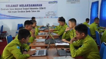 Bibit-bibit Talenta Potensial MAN IC Jambi mengikuti Uji Coba OSN-K SMA/MA