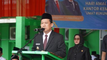Bupati Muaro Jambi Pimpin Upacara HAB Kemenag ke-80 dengan Khidmat
