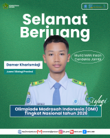 Damar Kharismiaji Juara 1 Biologi OMI 2026, Melaju ke Nasional