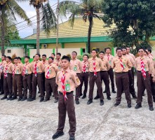 Latihan Rutin Pramuka MAN Insan Cendekia Jambi  Fokuskan Penguatan TKU dan TKK Penegak