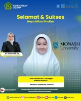 Murid MAN IC Jambi Go International,  Naya Mitsa Ghaliza Tembus Monash University Australia