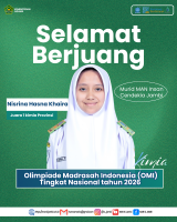 Nisrina Hasna Khaira Juara 1 Kimia, Melaju ke Nasional OMI 2026