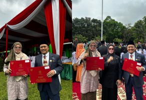 Tiga Guru MAN Insan Cendekia Jambi Terima Satya Lencana Karya Satya  pada HAB Ke-80 Kemenag