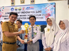 Tim Debat MAN IC Jambi Raih Juara 1 LDI Cabang Bahasa Inggris Tingkat Kabupaten Muaro Jambi 2026