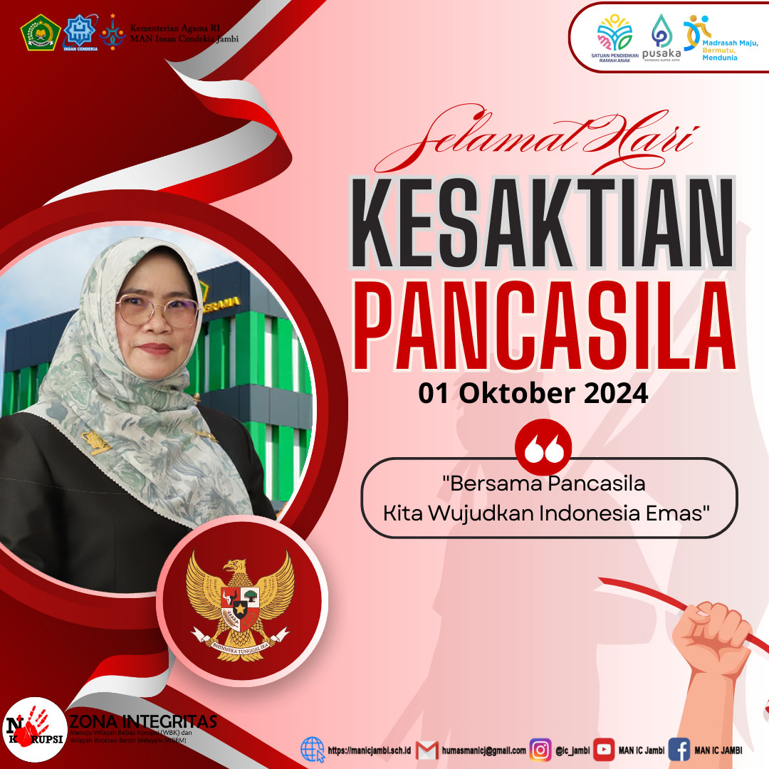 Selamat Hari Kesaktian Pancasila